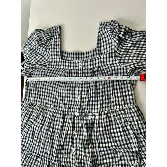 Rails Size XL Pippa Dress Sailor Check Tiered 100% Cotton NWOT - Picture 13 of 16